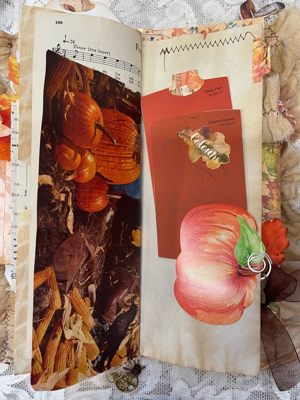 Handmade charming autumn